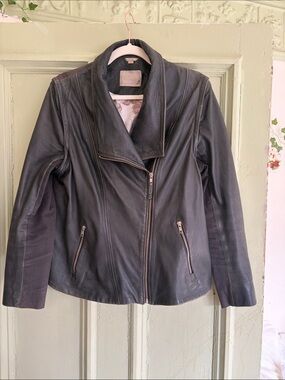 Soia & Kyo leather lamb jacket